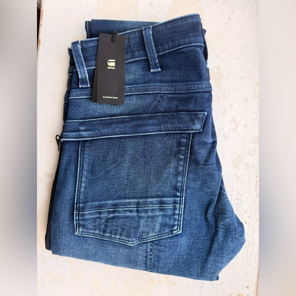 G-Star Slim Straight Jeans in Deep Blue Wash(brand new)